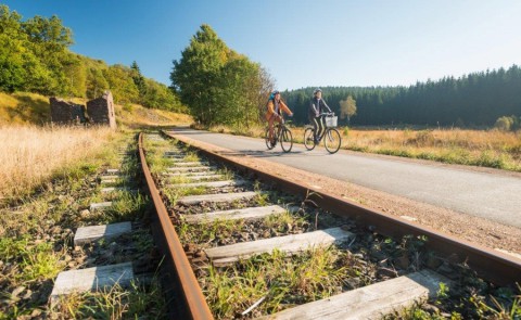De Vennbahn Radweg: zonder heuvels door de Eifel
