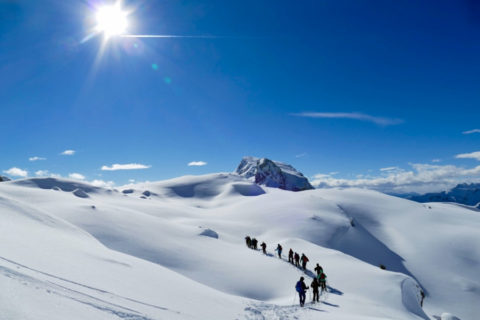 Sneeuwschoen Groepswandel Vakantie Tirol