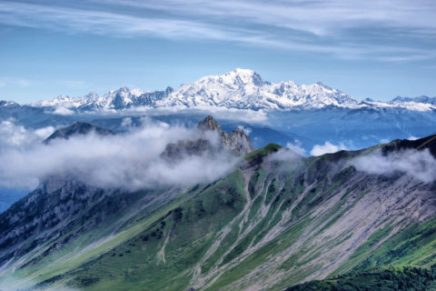 Huttentocht Beaufortain met uitzichten op Mont Blanc