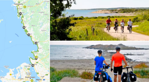 Kattegattleden: Eerste nationale fietsroute van 390km langs Zweedse kust